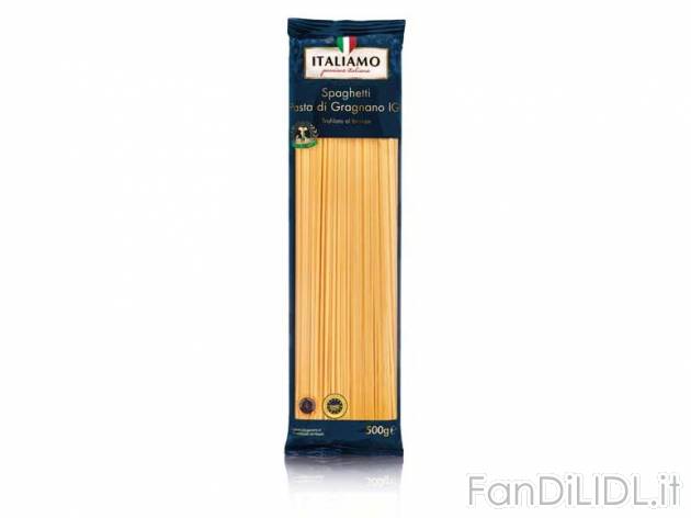 Spaghetti Pasta di Gragnano IGP Italiamo, prezzo 0,55 &#8364; per 500 g 
- ...