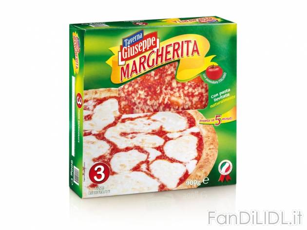 Pizza Margherita fresca , prezzo 2,29 &#8364; per 3x 300 g, € 2,54/kg EUR. ...