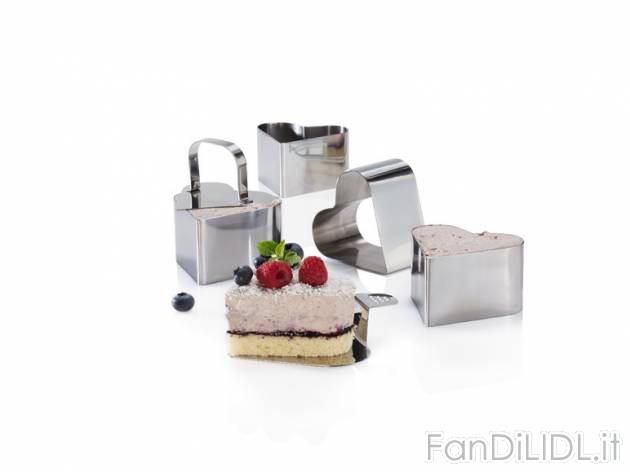 Set stampi per antipasti e dessert Ernesto, prezzo 6,99 &#8364; per Al set 
- ...