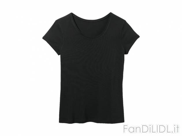 T-Shirt intima da donna Esmara, prezzo 3,99 &#8364; per Alla confezione 
- Basic ...