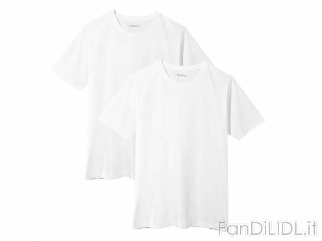 T-Shirt da uomo 2 pezzi Livergy, prezzo 6,99 &#8364; per Alla confezione 
- ...