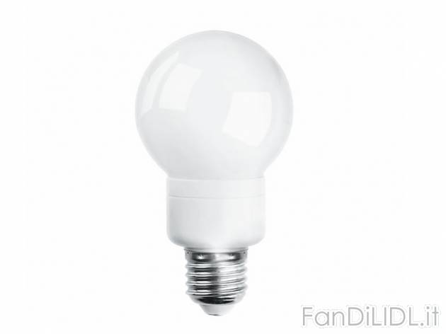 Lampada mini spirale/goccia a risparmio energetico Livarno Lux, prezzo 2,99 &#8364; ...