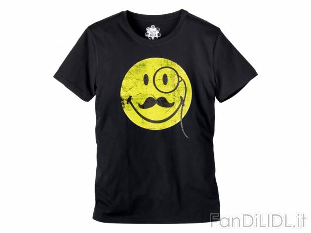 T-shirt da uomo &quot;Smiley&quot; , prezzo 4,99 &#8364; per Alla confezione ...