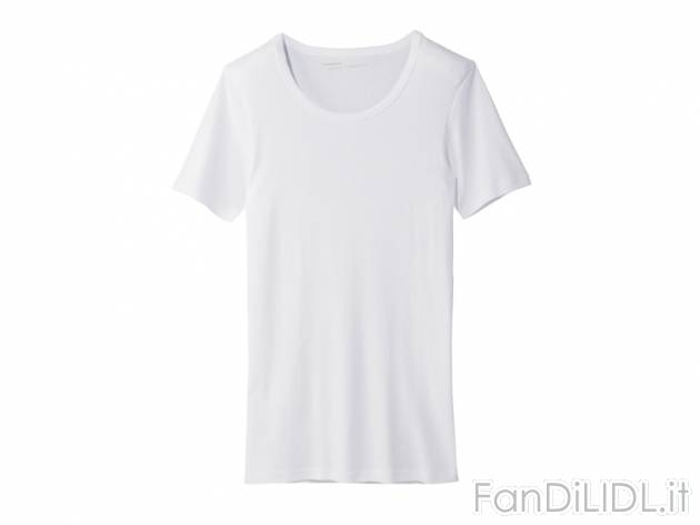 T-shirt intima da uomo Livergy, prezzo 9,99 &#8364; per Alla confezione 
- Misure: ...