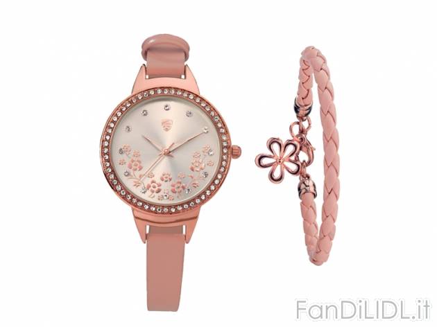 Set orologio e braccialetto , prezzo 9,99 &#8364; per Al set 
- Orologio impermeabile ...
