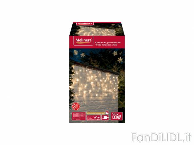 Tenda o rete luminosa a LED Melinera, prezzo 9.99 &#8364; 
- 8 modalit&agrave; ...