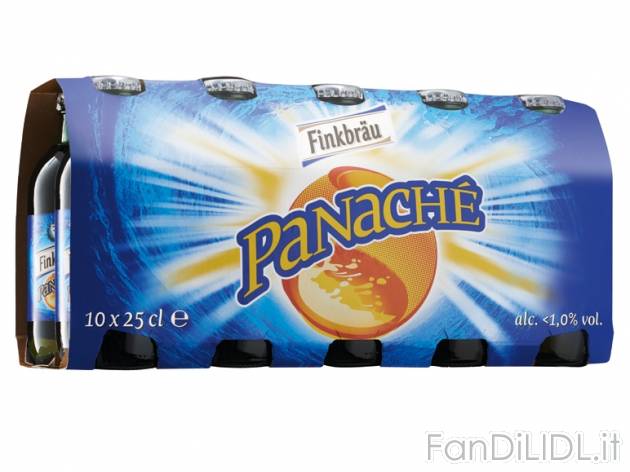 Birra analcolica Panache Finkbrau , prezzo 3,49 &#8364; per 10x 0.25 l, € ...