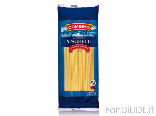 Spaghetti , prezzo 1,00 &#8364; per 2x 1 kg, € 0,50/kg EUR. 
- Pasta di semola ...