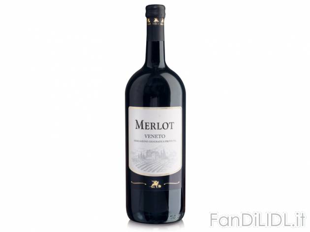 Merlot del Veneto IGP , prezzo 1,89 &#8364; per 1.5 l, € 1,26/l EUR. 
- Veneto ...