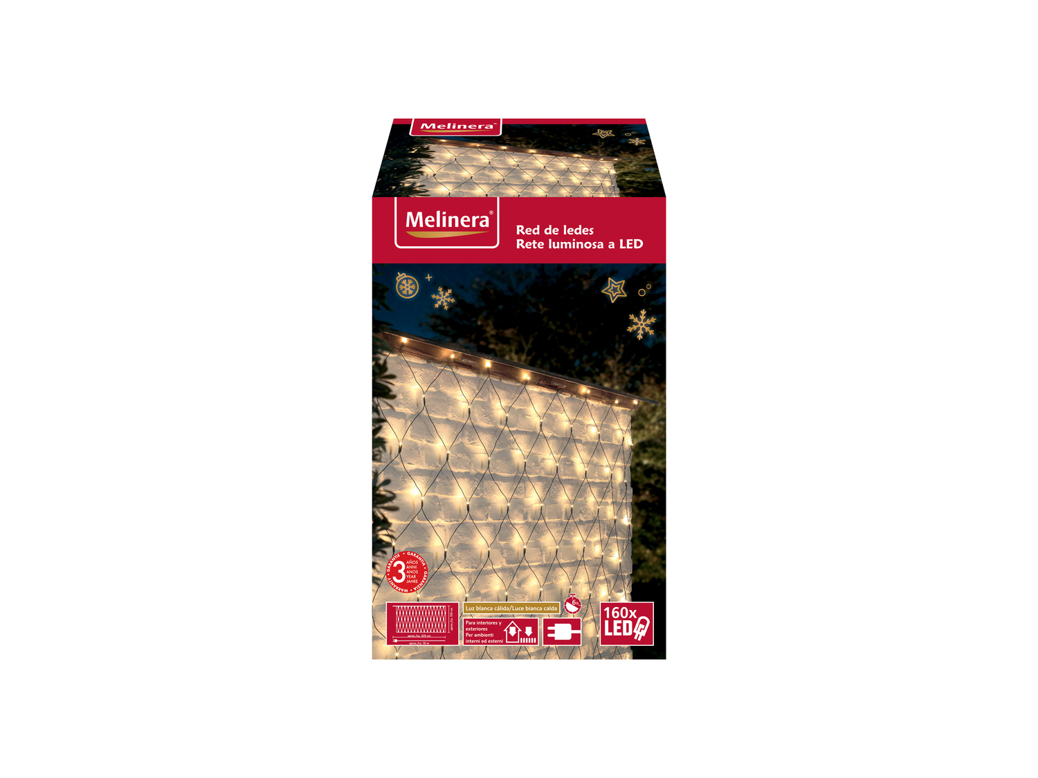 Tenda o rete luminosa a LED Melinera, prezzo 9.99 &#8364; 
- 8 modalit&agrave; ...