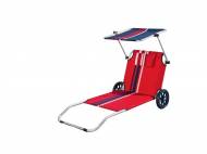Sdraio-trolley da spiaggia, blu o rosso/blu , prezzo 27,99 &#8364; ...