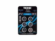 Batterie a bottone Tronic, prezzo 1.49 € 
6 pezzi 
- Alcaline ...