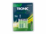 Batterie ricaricabili Tronic, prezzo 4.99 &#8364; 
4 pezzi ...