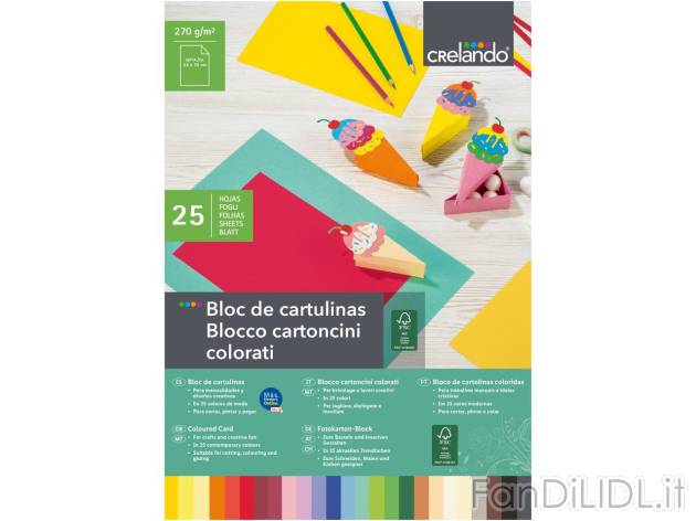 Blocco carta/cartoncini colorati , prezzo 2.99 EUR 
Blocco carta/cartoncini colorati ...