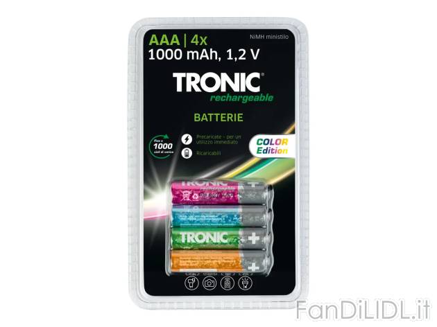 Batterie ricaricabili , prezzo 3.99 EUR 
Batterie ricaricabili Coupon - 4 pezzi, ...