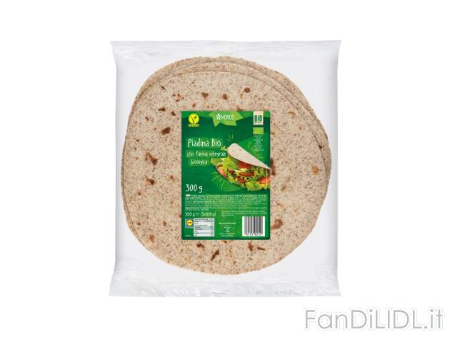 Piadina con farina integrale bio , prezzo 1.19 EUR