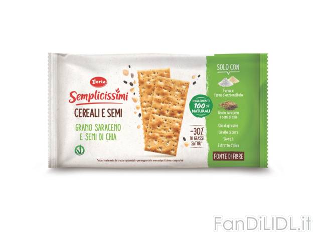 Semplicissimi Cracker , prezzo 1.49 EUR 
Semplicissimi Cracker 
- Grano saraceno ...