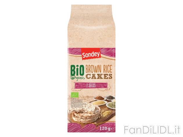 Gallette di riso bio , prezzo 0.99 EUR 
Gallette di riso bio Nuovo! 
- 7 semi o ...