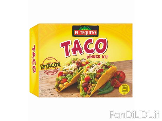 Taco dinner kit , prezzo 2.79 EUR 
Taco dinner kit 
- Contiene 12 tortilla di ...