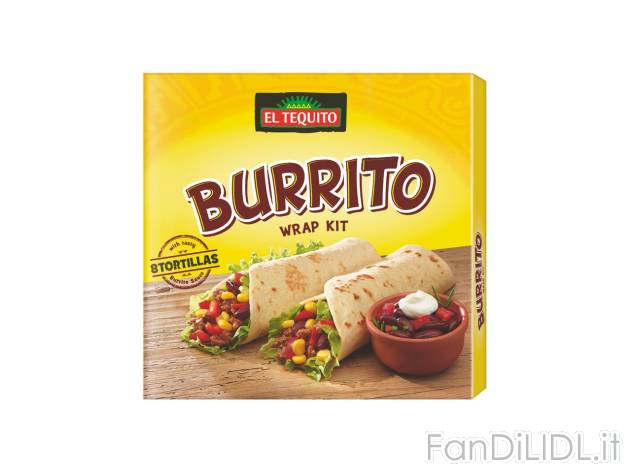 Burrito Wrap Kit , prezzo 2.99 EUR 
Burrito Wrap Kit 
- Con 8 tortilla
- Con ...