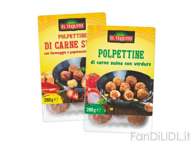 Polpette di carne suina ripiene , prezzo 2.49 EUR 
Polpette di carne suina ripiene ...