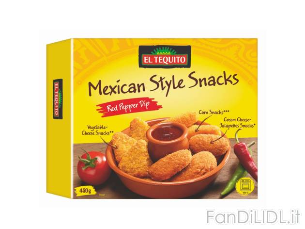 Box con snack in stile messicano , prezzo 3.99 EUR 
Box con snack in stile messicano ...