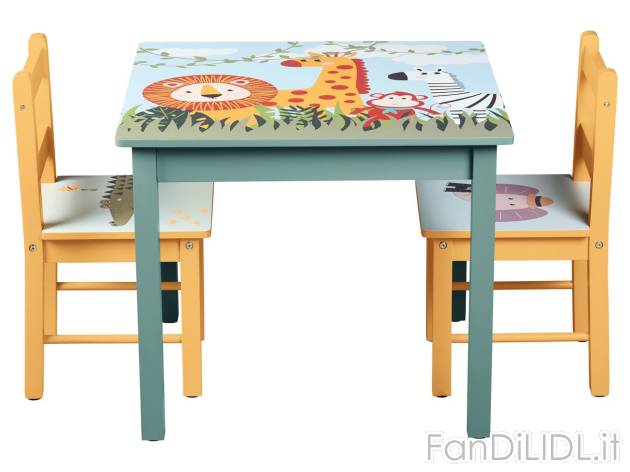 Tavolo per bambini con 2 sedie , prezzo 39.99 EUR 
Tavolo per bambini con 2 sedie ...
