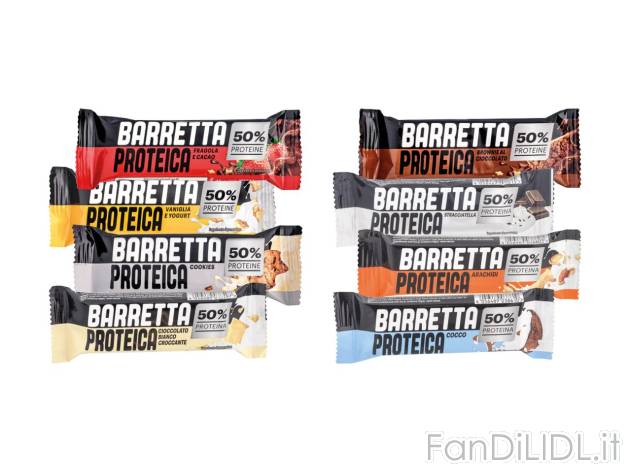 Barrette proteiche , prezzo 1.19 EUR 
Barrette proteiche ACQUISTA una Borsa o zaino ...