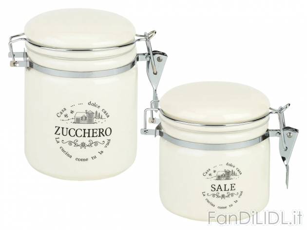 Set barattoli per sale e zucchero , prezzo 11,99 EUR