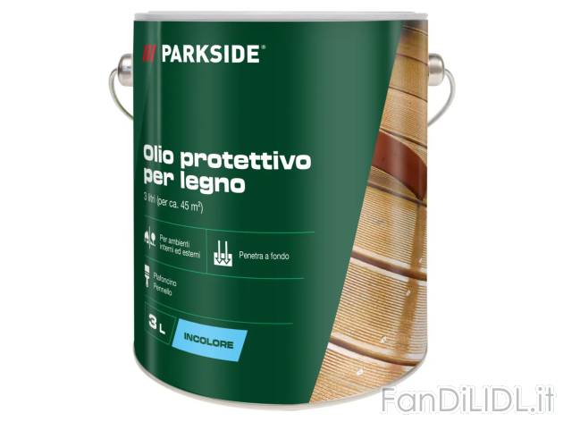 Olio protettivo per legno , prezzo 12.99 EUR 
Olio protettivo per legno 3 l 
- ...