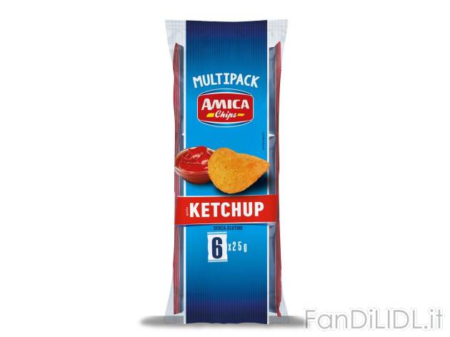 Amica Chips Multipack Ketchup , prezzo 1.19 EUR