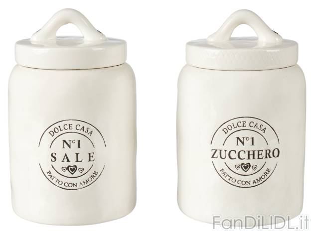 Set barattoli per sale e zucchero , prezzo 12.99 EUR