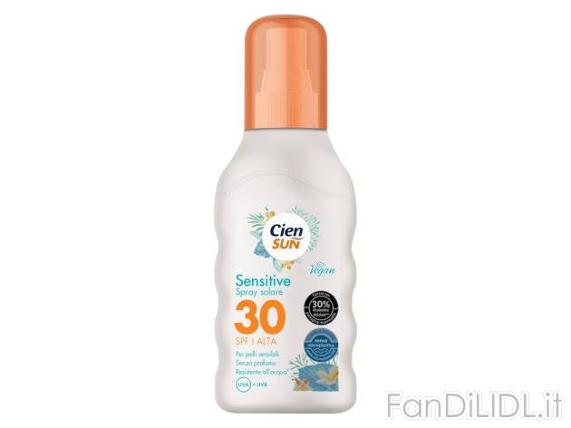 Spray solare SPF 30 , prezzo 4.99 EUR