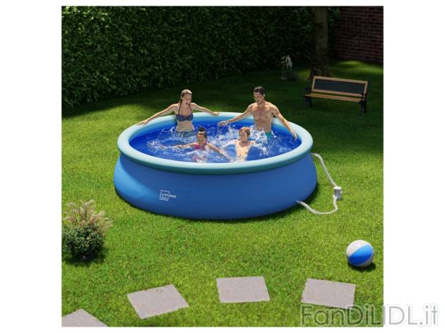 Piscina gonfiabile con pompa a filtro , prezzo 59 EUR