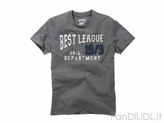 T-Shirt da uomo Livergy, prezzo 5,99 &#8364; per Alla confezione 
- Materiale: ...