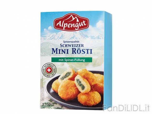 Crocchette di patate , prezzo 1,99 &#8364; per 270 g, € 7,37/kg EUR. 
- Croccanti ...