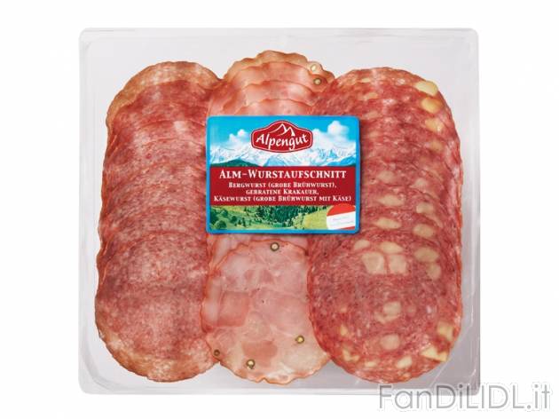 Affettato misto di salame , prezzo 1,79 &#8364; per 150 g, € 11,93/kg EUR. ...