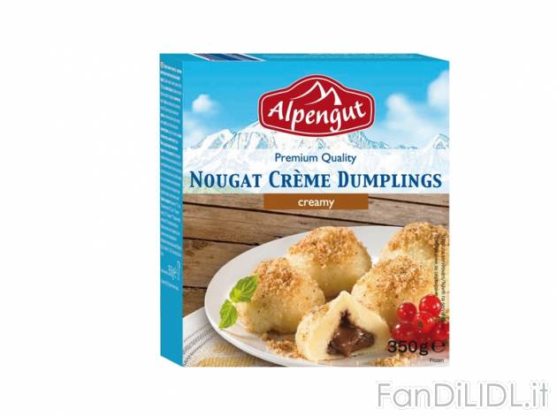 Canederli dolci , prezzo 1,99 &#8364; per 350 g, € 5,69/kg EUR. 
- Canederli ...