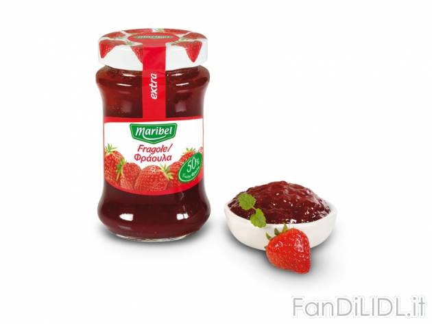 Confettura di fragole , prezzo 0,99 &#8364; per 450 g, € 2,20/kg EUR.