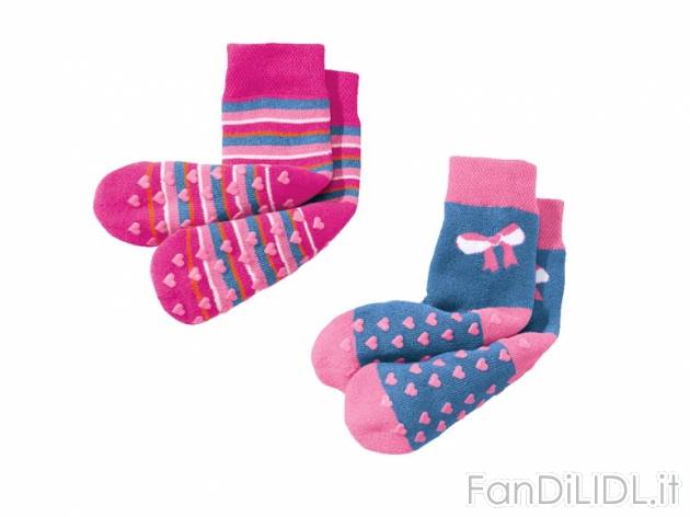 Calze antiscivolo da bambina Lupilu, prezzo 2,99 &#8364; per Alla confezione ...