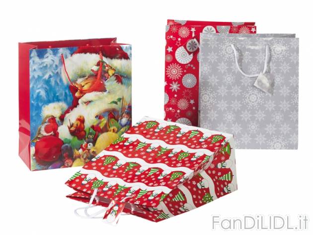 Set sacchetti regalo Melinera, prezzo 2,49 &#8364; per Alla confezione 
- A ...