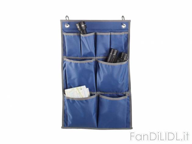 Organizer pensile da campeggio , prezzo 7.99 &#8364; per Alla confezione 
A ...