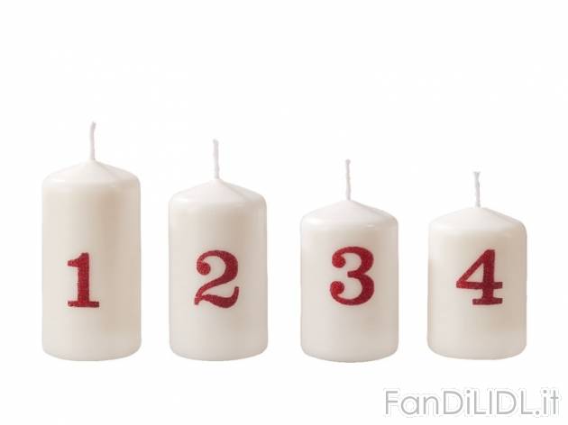 Set candele Melinera, prezzo 1,99 &#8364; per Alla confezione