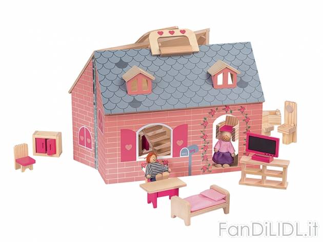 Casa delle bambole/Fattoria/ Casetta in legno , prezzo 29,99 &#8364; per Alla ...