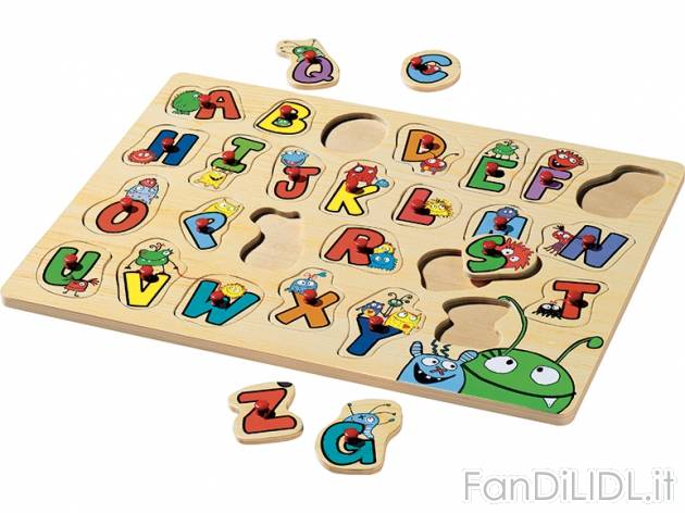 Gioco puzzle in legno , prezzo 4,99 &#8364; per Alla confezione 
- A scelta ...