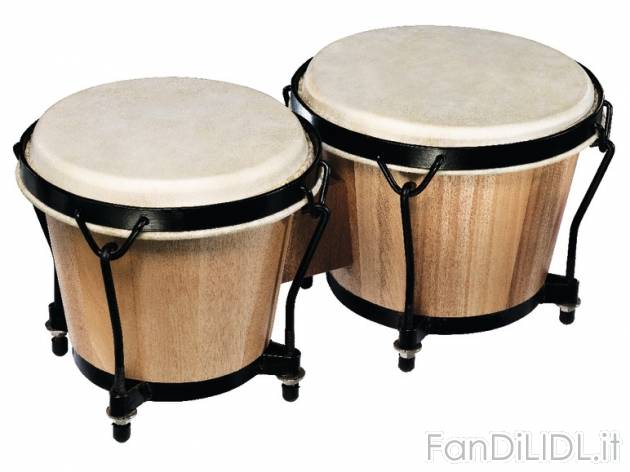 Set bongo , prezzo 19,99 &#8364; per Al set 
- Due bonghi accordabili (grandezze: ...