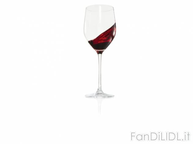 Set bicchieri per vino rosso o bianco Ernesto, prezzo 7,99 &#8364; per Al set ...