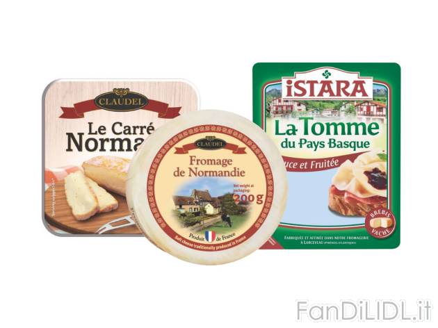 Selezione di formaggi tipici francesi , prezzo 2.79 EUR