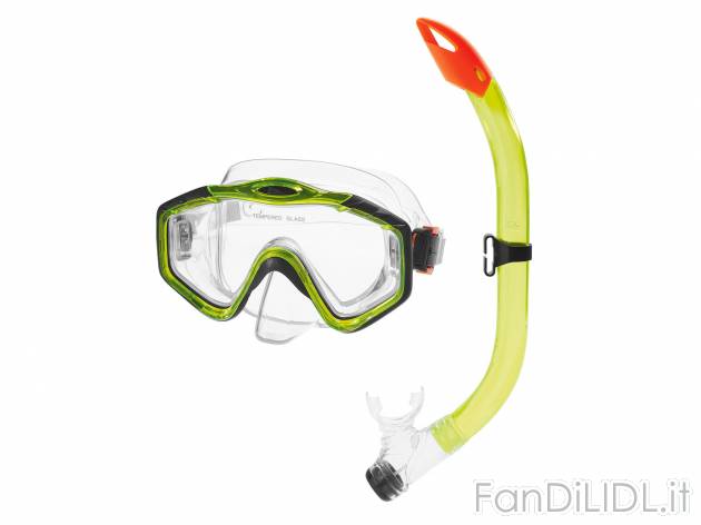 Set snorkeling per bambini, 2 pezzi , prezzo 6.99 &#8364; 
- l boccaglio Semi-Dry-Top ...