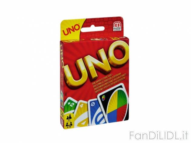 Gioco carte UNO e UNO Junior , prezzo 5,99 &#8364; per Alla confezione 
- Il ...